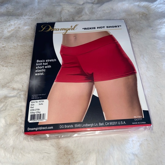 New Red Roxie Hot Short 3X/4X - Picture 2 of 3